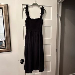 Aritzia Black Midi Dress